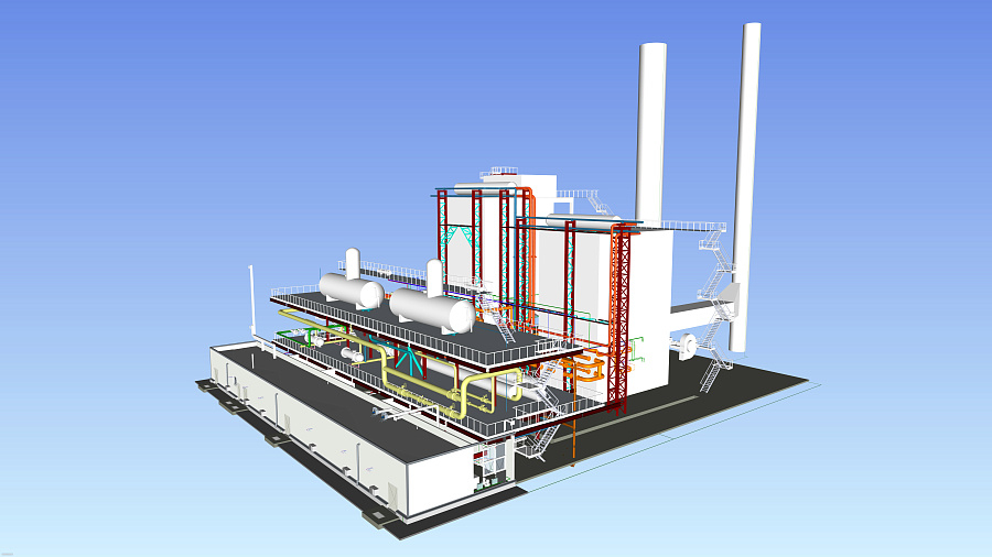 Термомасляная котельная на природном газе 1,7 МВт, н.п. Осиповичи, Беларусь