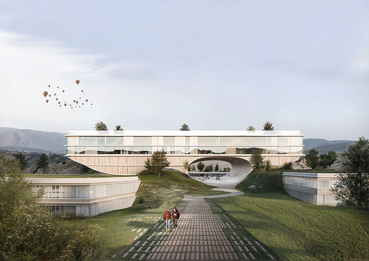 Educational campus, Samsarak, Uzbekistan