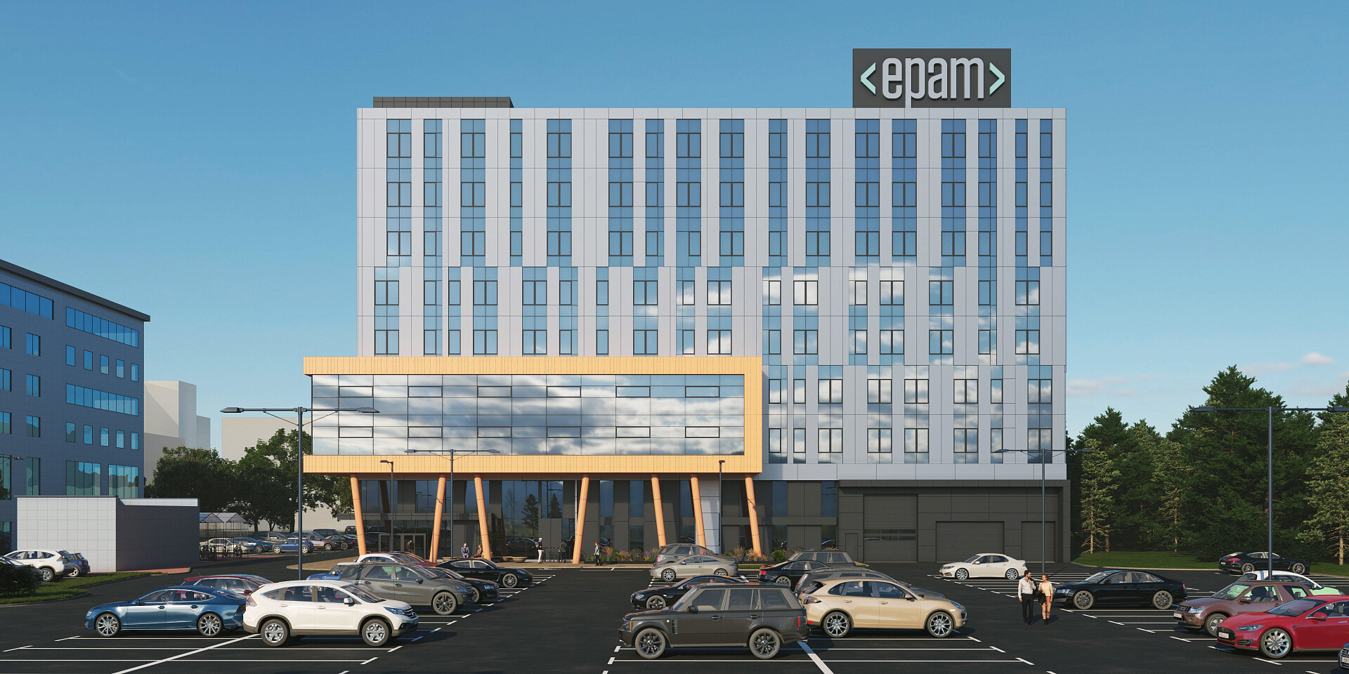 Комплекс зданий EPAM Campus в Минске | Портфолио ЭНЭКА